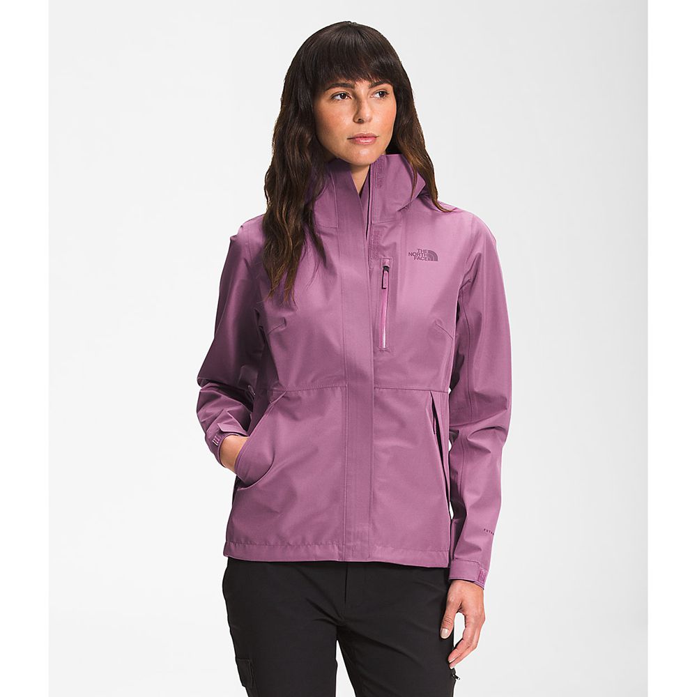 The North Face Rain Jacket Womens Australia - The North Face Dryzzle Futurelight™ Purple (IBS-714930